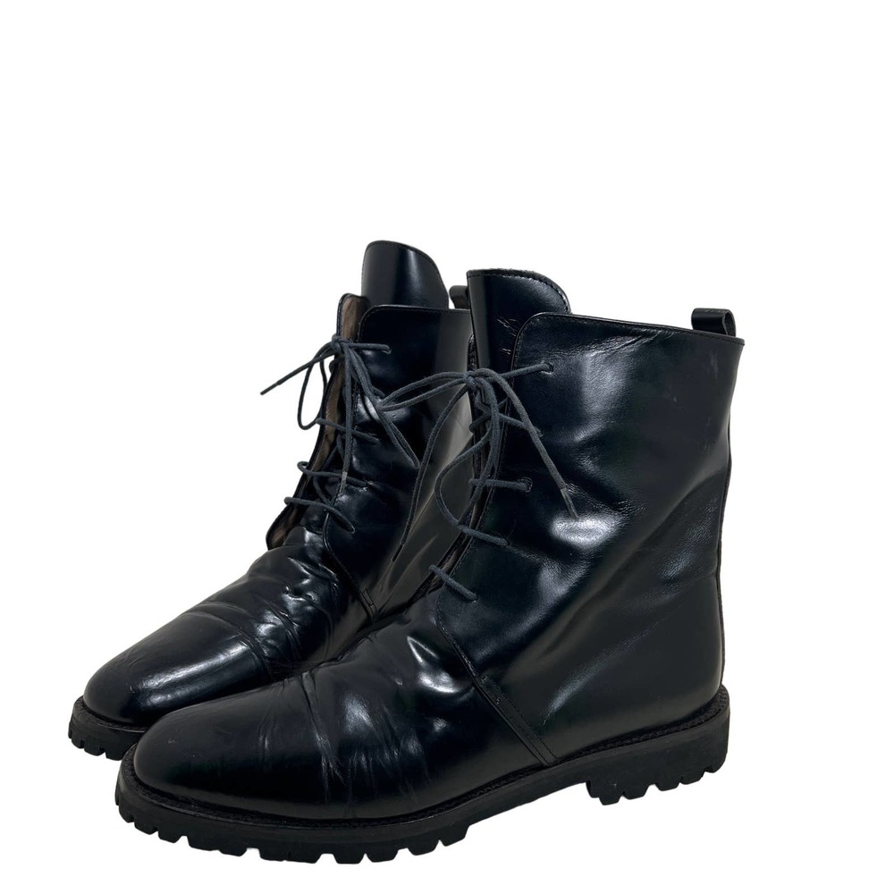 Calvin Klein womans leather boots size 8‎